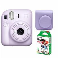 Fujifilm Instax Mini 12 Lilac Purple + 10 films + case