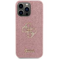 Guess "Glitter 4G Metal Logo Case iPhone 15 Pro Max" Pink