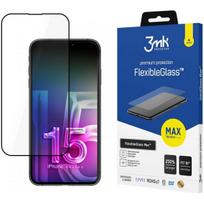 3MK "FlexibleGlass Max screen protector iPhone 15 Plus" Black