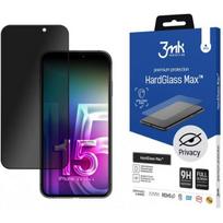 3MK "HardGlass Max Privac Screen Protector iPhone 15 Pro"
