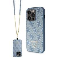 apple iphone pro max 14 - Guess "Crossbody 4G Metal Logo iPhone 14 Pro Max" Blue - 1 nuotrauka