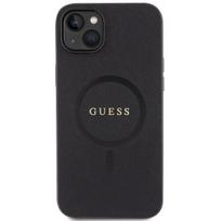 Guess "Saffiano MagSafe iPhone 15 Plus" Black