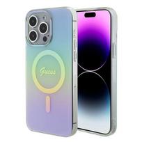 iphone 15 pro telefonai - Guess "IML Iridescent MagSafe iPhone 15 Pro Max" Turquoise - 1 nuotrauka