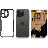 Tactical "Quantum Stealth Cover iPhone 15 Pro" Clear/ Black