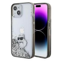iphone 13 telefono deklas karl lagerfeld - Karl Lagerfeld "KLHCP15SLKCNSK Hardcase Liquid Glitter Choupette iPhone 15" - 1 nuotrauka