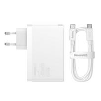 usb c charger - Baseus GaN5 Pro 140W (CCGP100202) Baltas - 3 nuotrauka