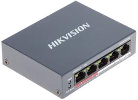 switch hikvision -  POE DS-3E0105P-E/M(B) 4 PRIEVADŲ Hikvision - 1 nuotrauka
