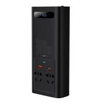 inverteris 300w - Baseus Power Inverter 300W (220V CN/EU) Black - 5 nuotrauka