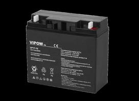 12v 17ah - Švino akumuliatorius VIPOW 12V 17Ah - 1 nuotrauka