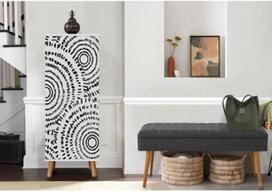 Prieškambario baldų komplektas Kalune Design Vegas White 946 - 1053, vidaus, baltas/antracito
