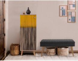 Prieškambario baldų komplektas Kalune Design Vegas Sonomo 931 - 1053, vidaus, antracito