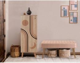 Prieškambario baldų komplektas Kalune Design Vegas Sonomo 934 - 0900, vidaus, ąžuolo