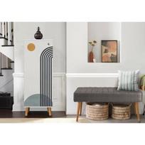 Prieškambario baldų komplektas Kalune Design Set Vegas White, vidaus, baltas/pilkas