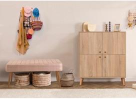 Prieškambario baldų komplektas Kalune Design Multilux 200 - 0900, vidaus, ąžuolo