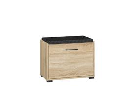 Prieškambario spintelė ML Meble Caro 01, ruda