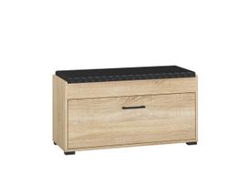 Prieškambario spintelė ML Meble Caro 05, ruda