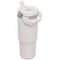 nerudijancio plieno puodelis - Stanley The IceFlow Flip Straw Tumbler, 0.89 l, rožinė - 2 nuotrauka