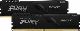 ddr4 3200 cl16 -  Kingston FURY Beast KF432C16BBK2/64 DDR4 64 GB CL17 3200 MHz - 2 nuotrauka