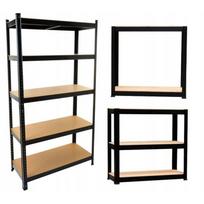 stelazai senukai - Top E Shop P9030, juoda, 30 x 90 cm x 180 cm - 2 nuotrauka