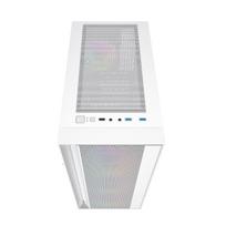 atx korpusai - Gembird Fornax 4000 ARGB White (baltas) - 2 nuotrauka