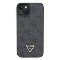 Guess "Leather 4G Diamond Triangle iPhone 15" Black