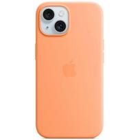 Apple "Silicone Case with MagSafe iPhone 15 (MT0W3ZM/ A)" Orange Sorbet