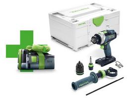 Festool TPC 18/4 I-Basic-5,2 QUADRIVE; 18V + 5,0 Ah akumuliatorius dovanų