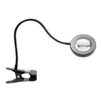 lempa lupa kosmetologine - Activeshop Kosmetologinė LED lempa su lupa 5D SNAKE RING 5W Juodas - 1 nuotrauka