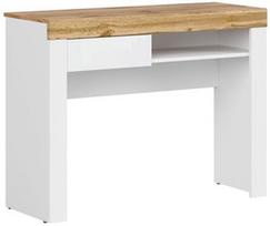 Kosmetinis staliukas Holten S440-BIU1S-BI/DWO/BIP, baltas/ąžuolo, 106.2 cm x 40 cm x 81.5 cm