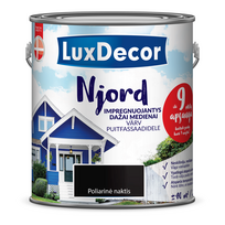 luxdecor njord - Impregnuojantys dažai medienai NJORD, poliarinės nakties sp., 0,75 l - 1 nuotrauka