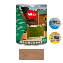 Greitai džiūstantis medienos impregnantas ALTAX GARDEN LASUR, kaštono sp., 0,75 l