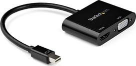 AV StarTech DisplayPort Mini – HDMI – D-Sub (VGA) juodas (MDP2VGAHD20)