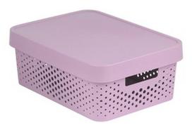 Daiktadėžė Curver Infinity Dots, 11 l, rožinė, 360 x 270 x 140 mm