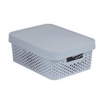 daiktu dezes - Daiktadėžė Curver Infinity Dots, 11 l, pilka, 360 x 270 x 140 mm - 1 nuotrauka