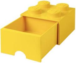 l lego - Daiktadėžė LEGO® Storage Brick 4, 6 l, geltona, 250 x 250 x 170 mm - 1 nuotrauka