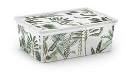 Daiktadėžė Kis, 11 l, skaidri/žalia, 370 x 260 x 140 mm