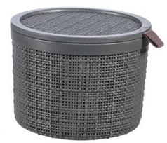 Krepšys Curver Jute, 2 l, pilka, 130 x 130 x 170 mm