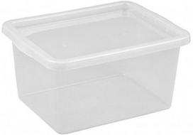 Daiktadėžė Plast Team, skaidri, 330 x 430 x 216 mm