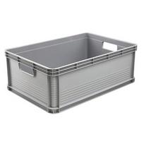 daiktai - Daiktadėžė Keeeper 1088413000000, 45 l, pilka, 600 x 400 x 220 mm - 1 nuotrauka
