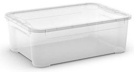 Daiktadėžė Curver T Box L, 32 l, skaidri, 555 x 320 x 190 mm