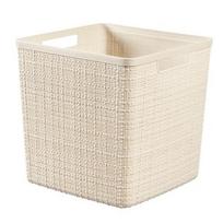 daiktadeze curver - Daiktadėžė CURVER JUTE, 17 l, kreminė, 28×28×27 cm - 1 nuotrauka