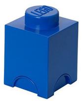 Daiktadėžė LEGO® Storage Brick 1, 1.2 l, mėlyna, 125 x 125 x 180 mm
