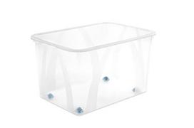 daiktai - Daiktadėžė Rotho Lona, 50 l, skaidri, 571 x 392 x 335 mm - 1 nuotrauka