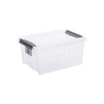 Daiktadėžė Pro Box, 14 l, skaidri, 390 x 290 x 185 mm