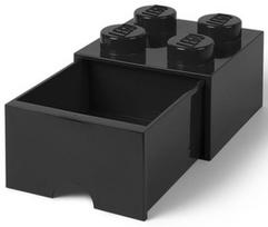 lego daiktadeze - Daiktadėžė LEGO Storage Brick Drawer 4, 6 l, juoda, 250 x 250 x 180 mm - 1 nuotrauka