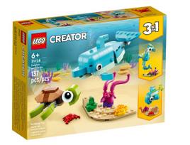 lego vezliukai - Konstruktorius LEGO Creator Delfinas ir vėžlys 31128 - 10 nuotrauka