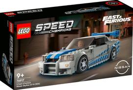 greiti ir isiute - LEGO Speed Champions Greiti ir įsiutę 2 Nissan Skyline GT-R (R34) 76917 - 4 nuotrauka