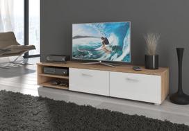 Pirkti TV staliukas Magic, ąžuolo/baltos spalvos - Photo 1