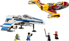 lego star wars republic - LEGO Star Wars New Republic E-Wing pret Shin Hatis Starfighter celtniecības rotaļlieta 75364 - 3 nuotrauka
