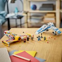 lego star wars republic - LEGO Star Wars New Republic E-Wing pret Shin Hatis Starfighter celtniecības rotaļlieta 75364 - 4 nuotrauka
